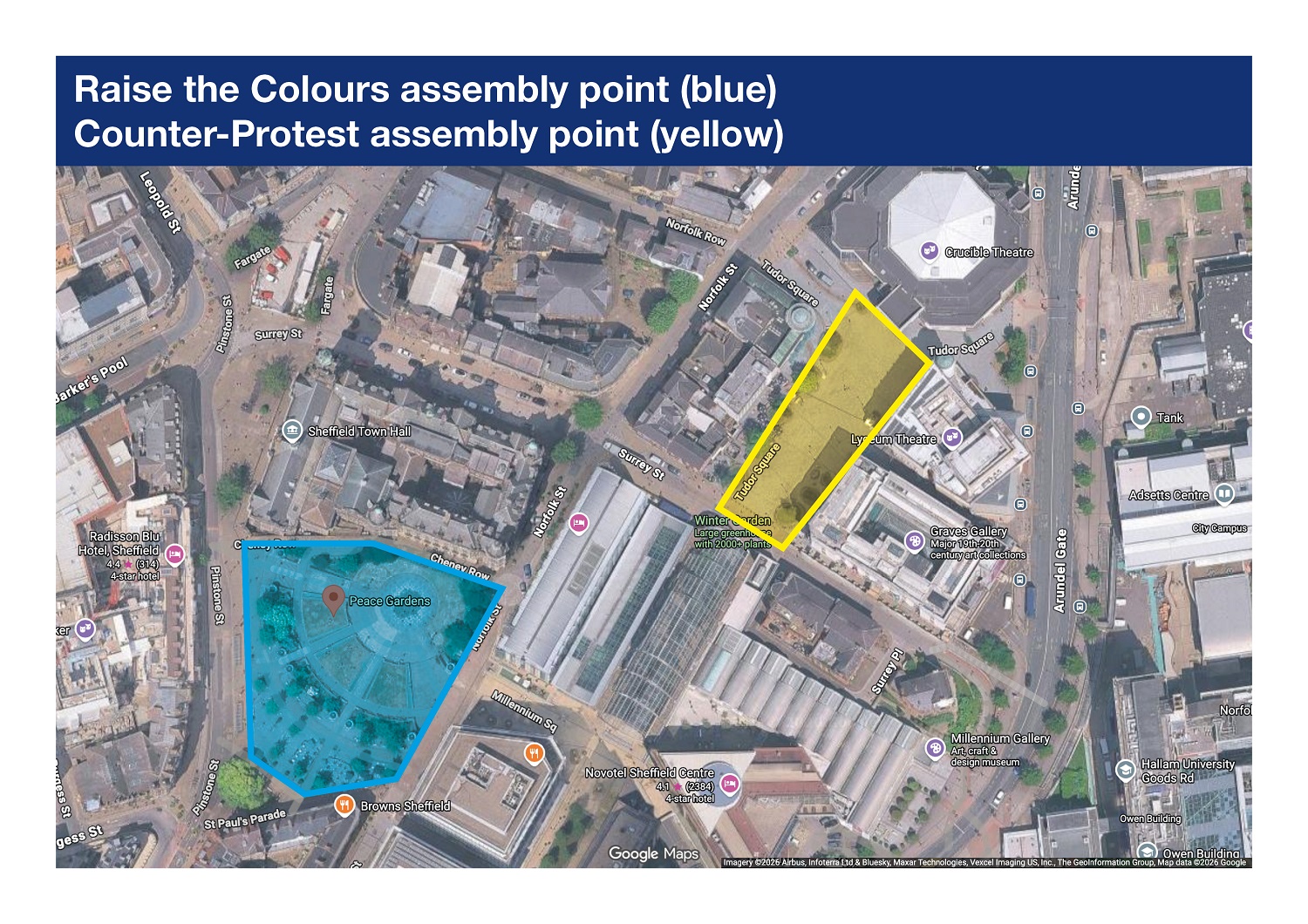 Assembly point map