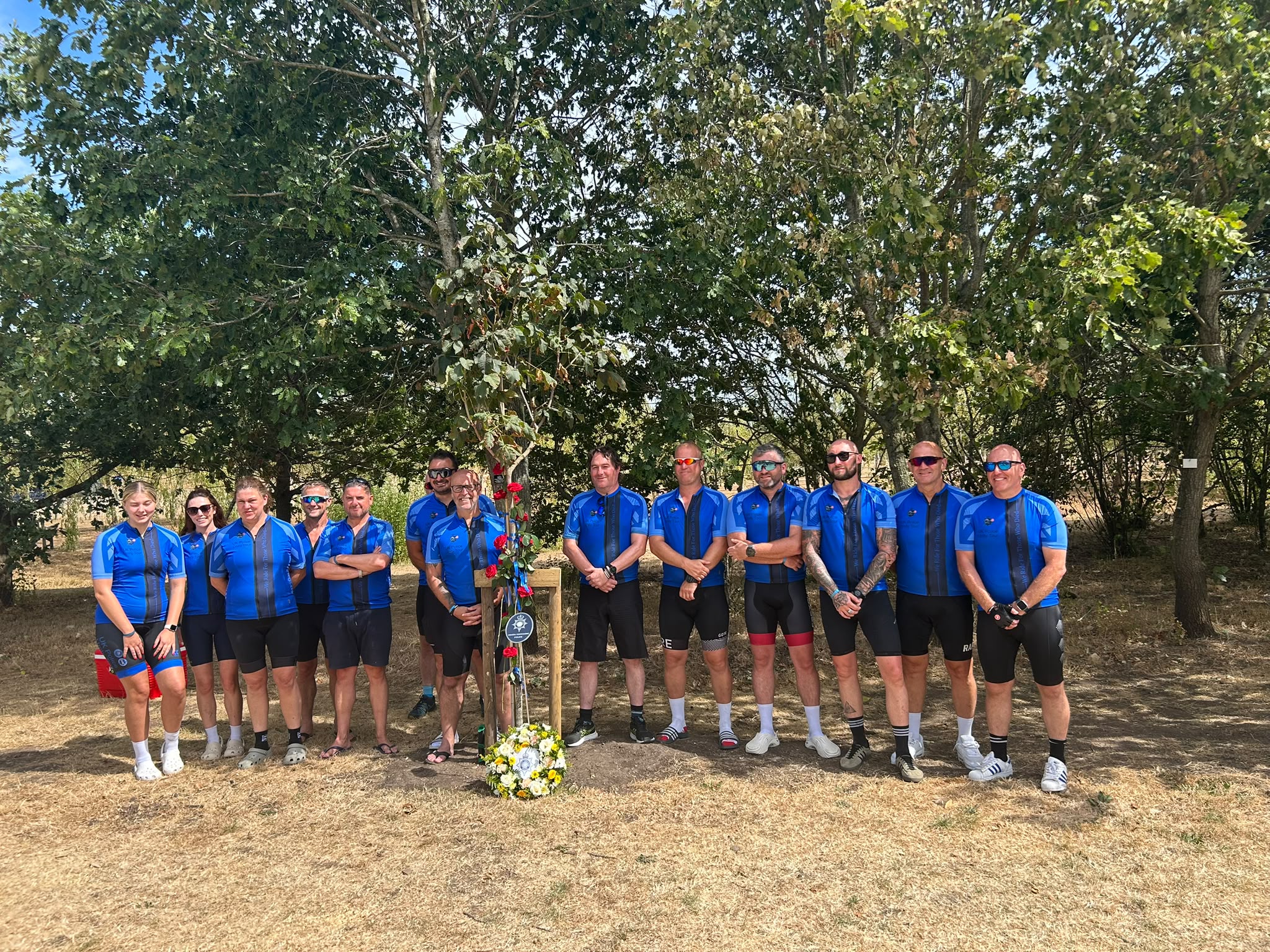 Riders from the SYP COPS Unity Tour