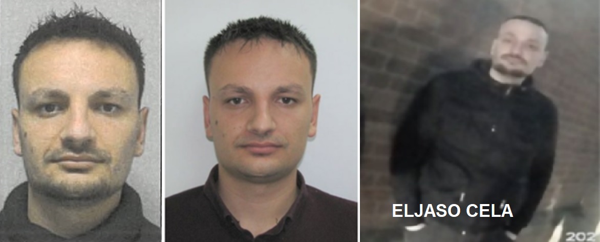 Two men in their 20's, both have short brown hair, one has a short moustache and beard, the other has no facial hair. They both have brown eyes.