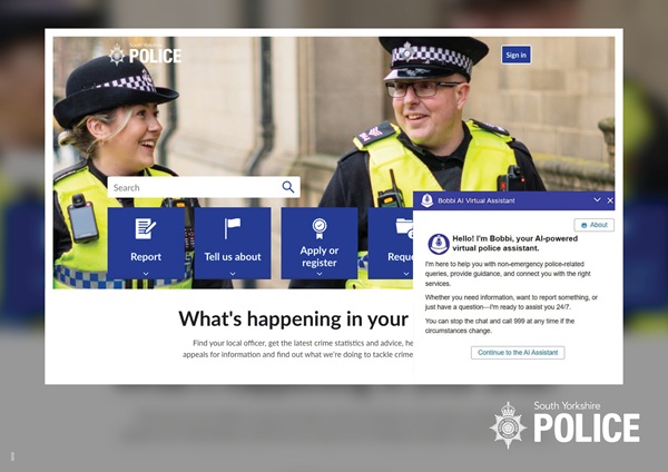 Bobbi chatbox on SYP homepage