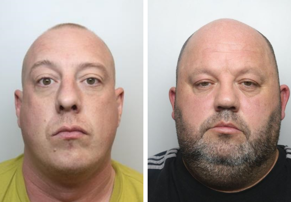 two mugshots