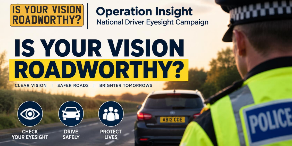 A graphic that says is your vision road worthy?