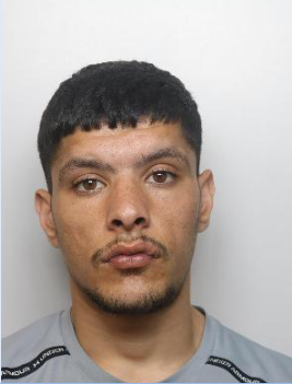 An Asian man in his early 20s with short, dark hair, a short moustache and a goatee beard. He has brown eyes and is wearing a grey t-shirt.